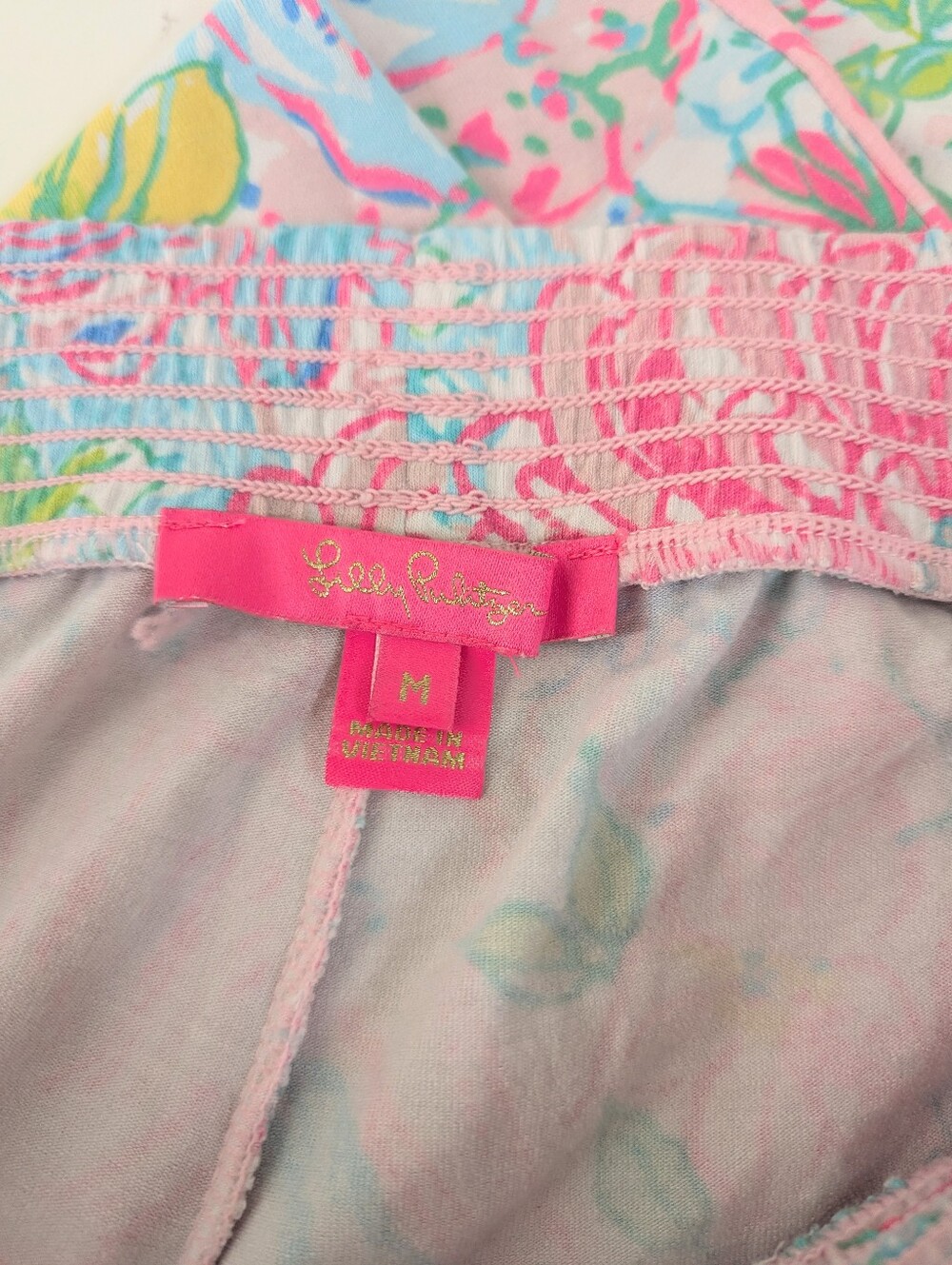 Lilly Pulitzer Wide Leg Palazzo Stretchy Pants Medium - Picture 7 of 8